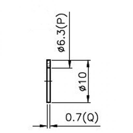 BNC, TNC, N TYPE CONNECTOR WASHER FOR RG58/223 PRESSURE SLEEVE CLAMP SYSTEM PACK OF 100