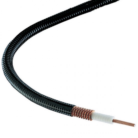 AVA7-50, HELIAX® Andrew Virtual Air™ Premium Coaxial Cable, corrugated copper, 1-5/8 in, black PE jacket
