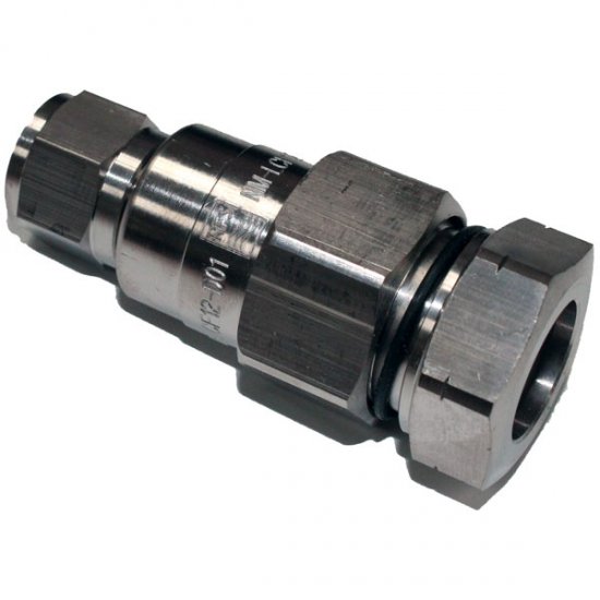 NM-LCF12-D01 N Male Connector for 1/2" Coaxial Cable, OMNI FIT Premium, Straight, Polymer claw and compression sealing