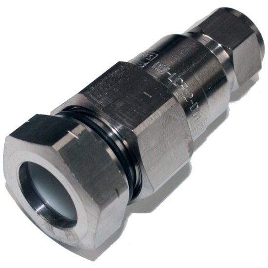 NM-LCF12-D01 N Male Connector for 1/2" Coaxial Cable, OMNI FIT Premium, Straight, Polymer claw and compression sealing