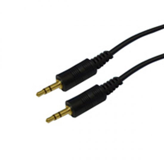 3.5mm stereo jack plug to 3.5mm stereo jack plug. 3m long