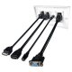 Universal AV Snap-in Modular Kit Including Faceplate, Snap In Modules and Cables 15 Metre USB-A & USB-B Universal AV Snap-in Modular Kit Including Faceplate, Snap In Modules and Cables 15 Metre USB-A & USB-B