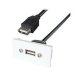 Universal AV Snap-in Modular Kit Including Faceplate, Snap In Modules and Cables 15 Metre USB-A & USB-B Universal AV Snap-in Modular Kit Including Faceplate, Snap In Modules and Cables 15 Metre USB-A & USB-B