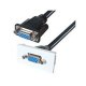 Universal AV Snap-in Modular Kit Including Faceplate, Snap In Modules and Cables 15 Metre USB-A & USB-B Universal AV Snap-in Modular Kit Including Faceplate, Snap In Modules and Cables 15 Metre USB-A & USB-B