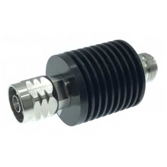 3dB RF Coaxial Fixed Attenuator, 10W, 3G, N TYPE MALE TO N TYPE FEMALE ROUND