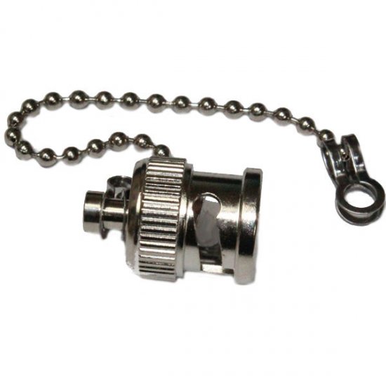 BNC Dust Cap With Chain To Fit Female Connector NSN 5935-99-913-5332