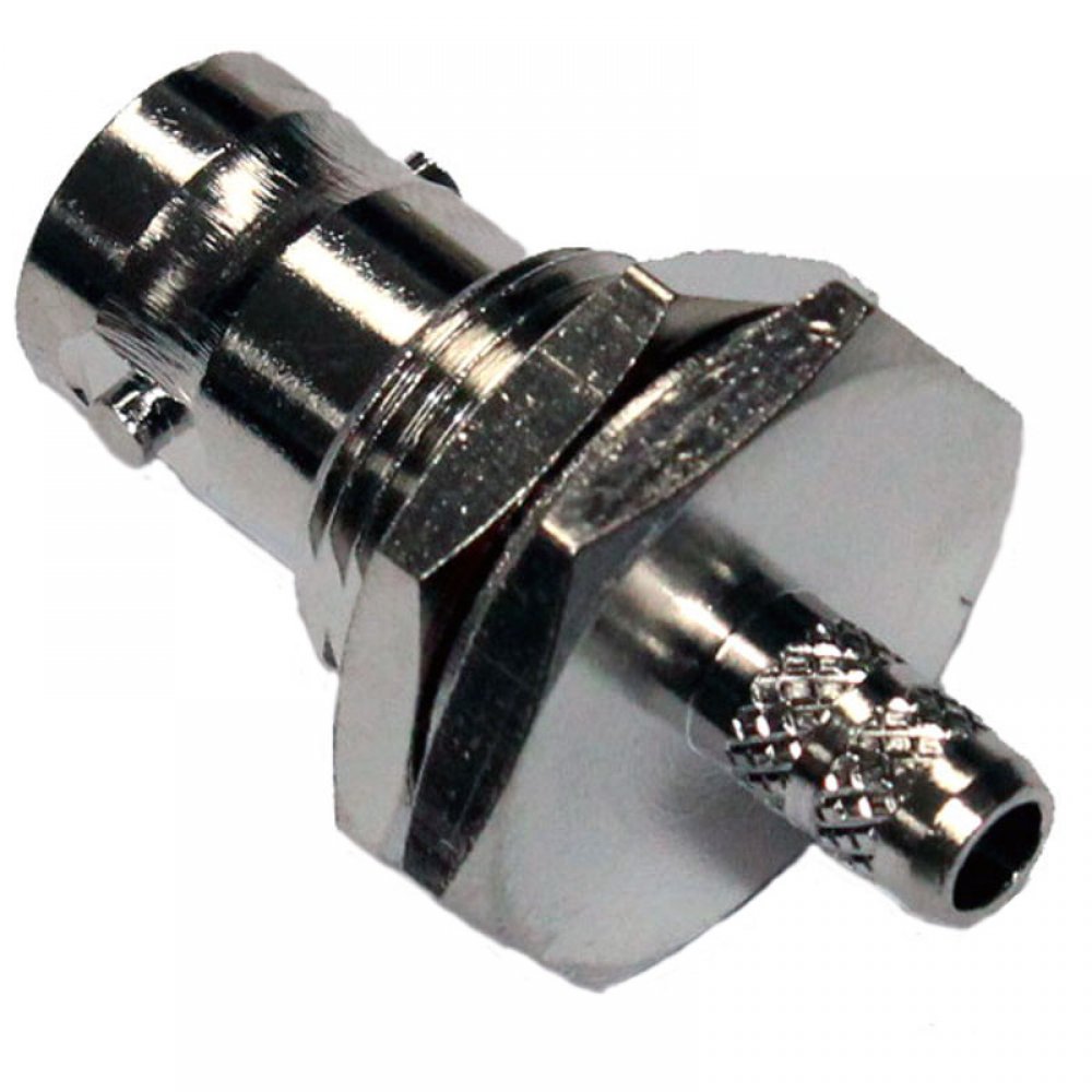 BNC Bulkhead Jack Socket Crimp RG59