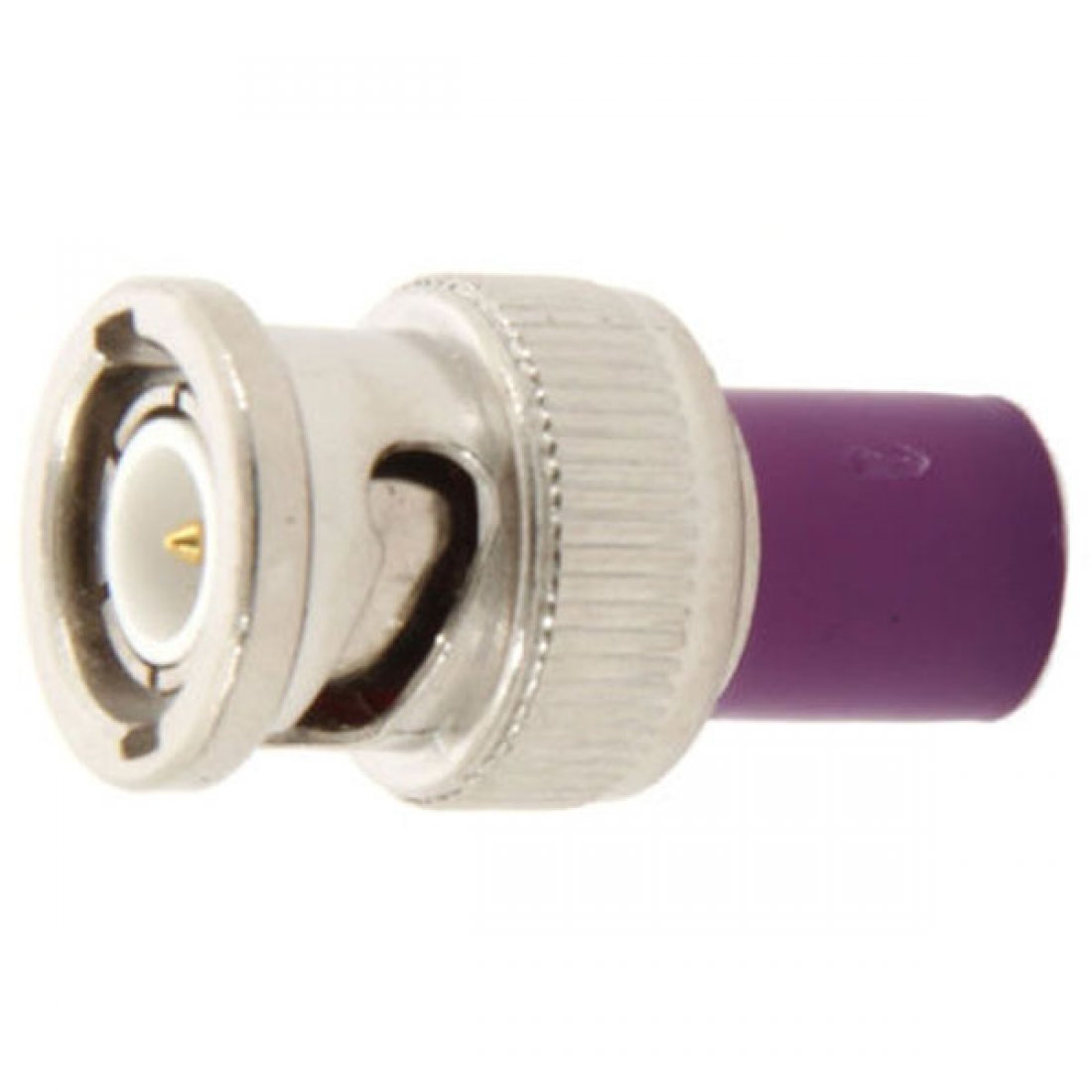 Bnc Male Terminator 75 Ohm Plastic Cap Violet 