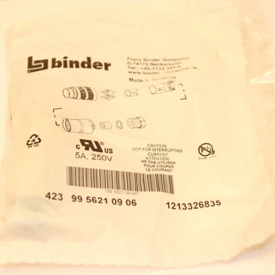 Binder 423 SERIES 6 Way Free Plug