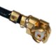 SMA BULKHEAD JACK TO IPEX CABLE ASSEMBLY 115MM LONG 