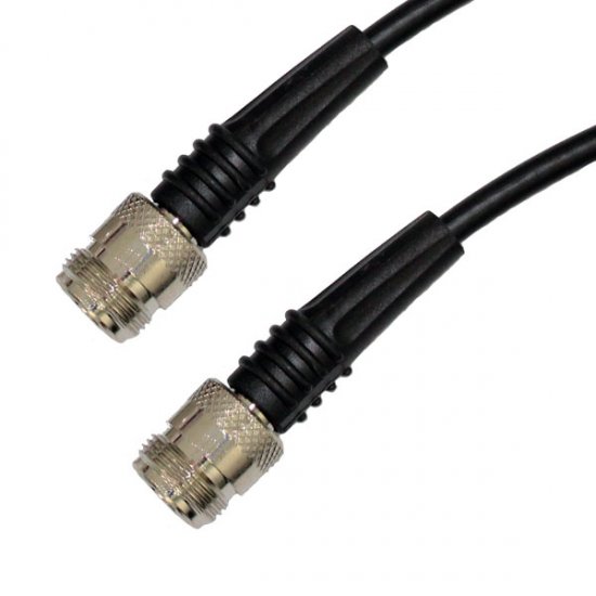 N Jack to N Jack Cable Assembly RG58 15.0 Metre Booted