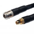 N JACK TO SMA PLUG RG214 CABLE ASSEMBLY