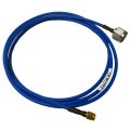 SMA Male to N Male Cable Blue PE-141 Coax with Heat Shrink 0-18GHz Max