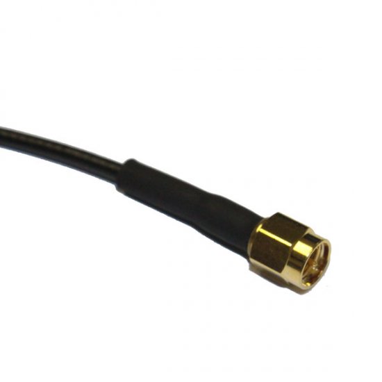 SMA MALE TO SMA MALE CABLE ASSEMBLY RG174 0.25M
