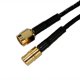 SMA MALE TO SMB MALE CABLE ASSEMBLY RG174 15.0M