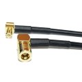 MCX ELBOW PLUG TO SMB ELBOW PLUG LMR100 CABLE ASSEMBLY