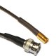 SMB MALE TO BNC MALE CABLE ASSEMBLY RG174 0.25M