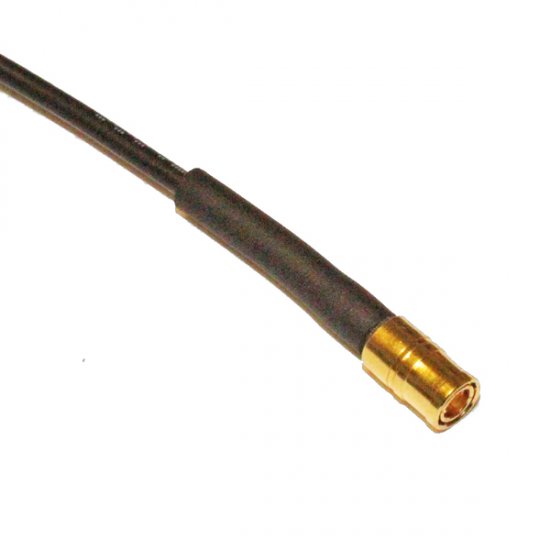 SMB MALE TO SMB MALE CABLE ASSEMBLY RG174 0.75M