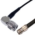 TNC JACK TO TNC ELBOW PLUG LMR100 CABLE ASSEMBLY