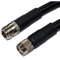 N JACK CRIMP TO TNC PLUG RG213 CABLE ASSEMBLY