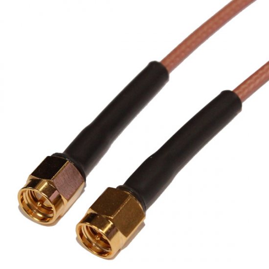 SMA Plug to SMA Plug Cable Assembly RG316 2.5 Metre