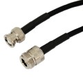 BNC PLUG TO N JACK RG58 CABLE ASSEMBLY