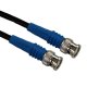 BNC Plug to BNC Plug Blue Boots Cable Assembly RG223U 0.25 METRE 