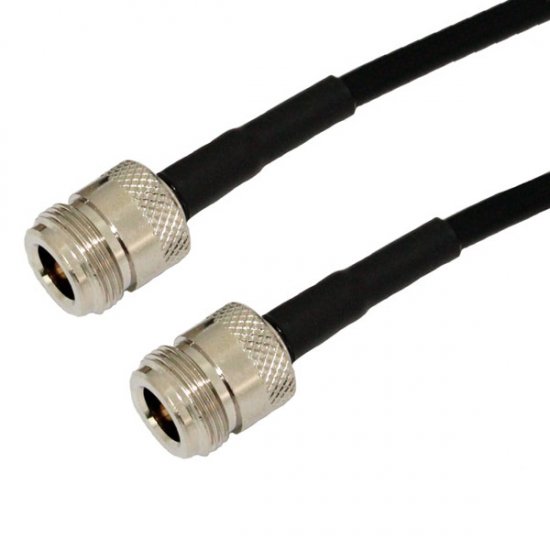 N JACK TO N JACK CABLE ASSEMBLY RG58  10.0m