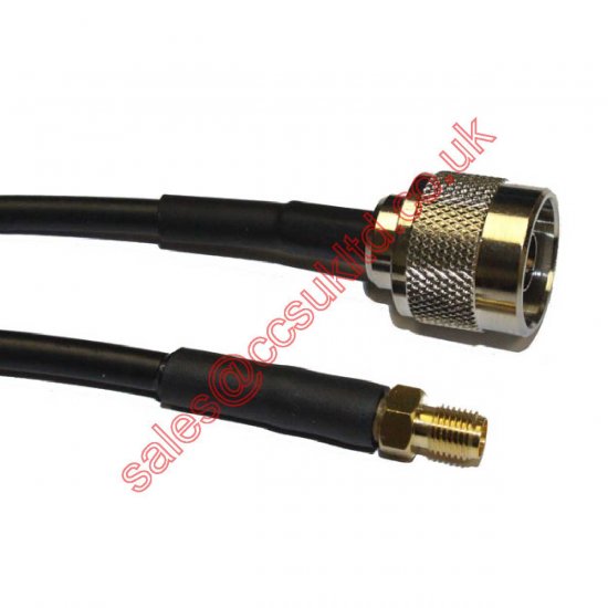 N Plug to SMA Jack Cable Assembly LMR240 1.0 Metre