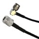 TNC ELBOW PLUG TO N JACK CABLE ASSEMBLY RG58 25.0M