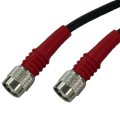 TNC PLUG TO PLUG RED BOOTS LLA195 CABLE ASSEMBLY
