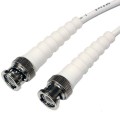 BNC PLUG TO BNC PLUG WITH BOOTS MINIATURE RG59 CABLE ASSEMBLY 