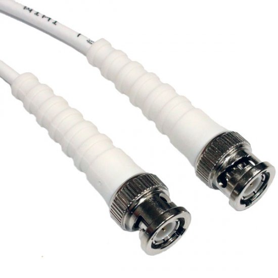 BNC Male to BNC Male Cable Assembly RG59 miniature 5.0M