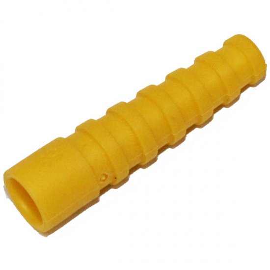 Cable Boot Yellow LMR240, PSF1/3 RG59, RG62, URM70, Belden 1694A