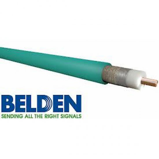 Belden 1855ENH VIDEO BRILLIANCE 3GHD Coaxial Cable Turquoise