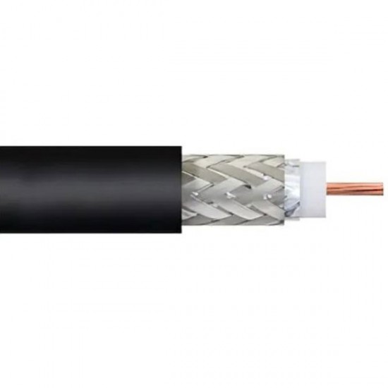 RG58UFLSZH 50Ω Black Coaxial Cable Price Per 100m Reel