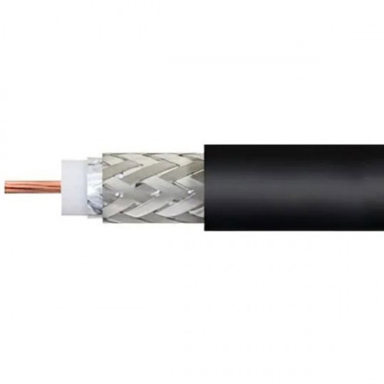 RG58UFLSZH 50Ω Black Coaxial Cable Price Per 100m Reel