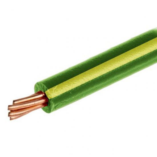 1.5mm² Tri Rated Cable Green Yellow (100m Reel)