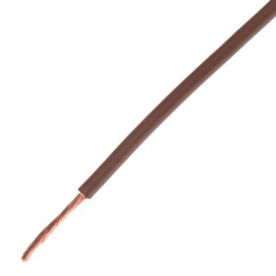 1.0mm² Tri Rated Cable Brown (100m Reel)