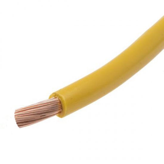 1.0mm² Tri Rated Cable Yellow (100m Reel)