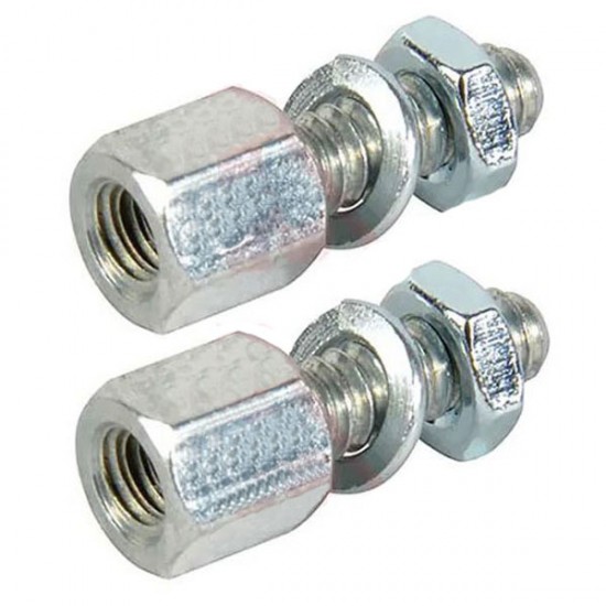 8mm female screw lock for D type connectors  (PRICE PER PAIR)