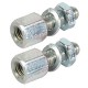 8mm female screw lock for D type connectors  (PRICE PER PAIR)