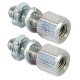 8mm female screw lock for D type connectors  (PRICE PER PAIR)