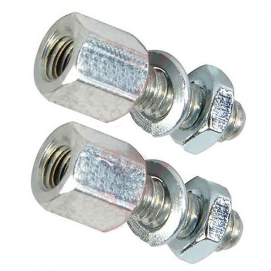 8mm female screw lock for D type connectors  (PRICE PER PAIR)