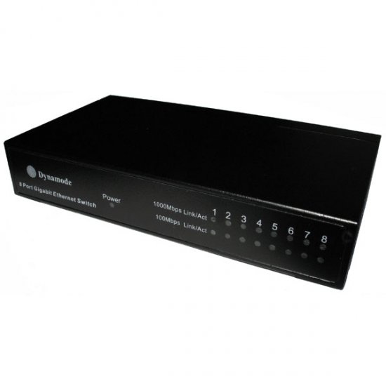 Desktop Switch 8-Port Metal  SWG80010-M