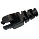 RJ45 SLIM SNAGLESS BLACK BOOT CAT5E CAT6 6.0MM PACK OF 10