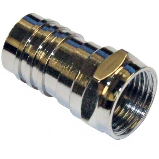 F Crimp Plug CT100 for use in Satellite and Cable TV Connections 