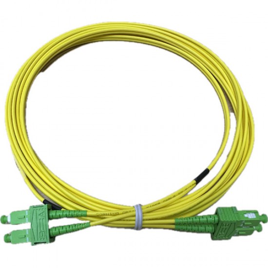 SCAPC-SCAPC SINGLE MODE DUPLEX FIBRE PATCH LEADS 3 METER SCAPC-SCAPC SINGLE MODE DUPLEX FIBRE PATCH LEADS 3 METER