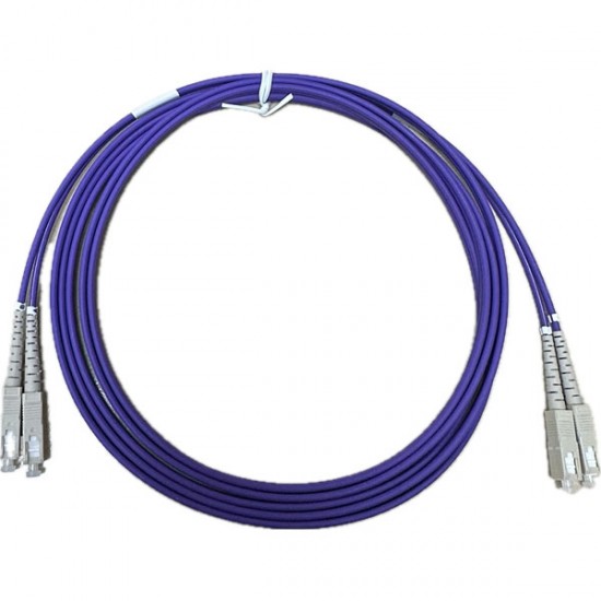 SC-SC OM3 DUPLEX MULTIMODE FIBRE PATCH LEADS 3 METER