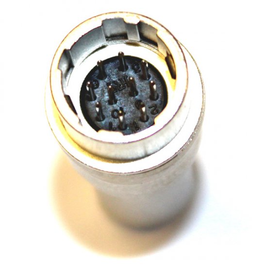 Hirose Circular Connector 10 Way Male Pin With Female Body 